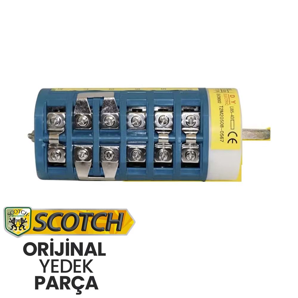 LW5-40 600W 40A ÇİFT DEVİRLİ PAKO ŞALTER