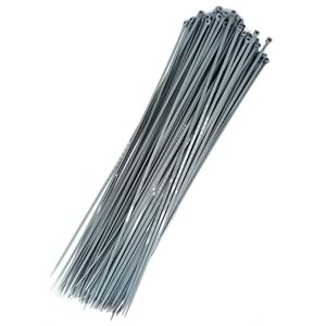 Plastik Kelepçe (CIRT) Gri Renk 1 pakette 100 adet Kısa