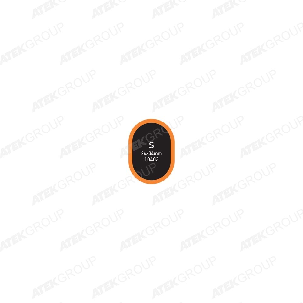Model S Maruni İç Lastik Tabaka Yaması Oval 24x34mm