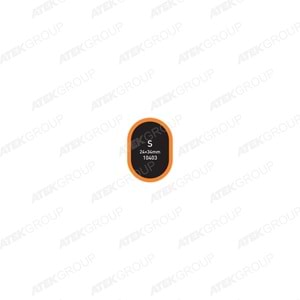 Model S Maruni İç Lastik Tabaka Yaması Oval 24x34mm